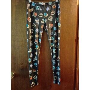 VINTAGE Body Central Graphic Leggings - Rare Jewelry Ring Print